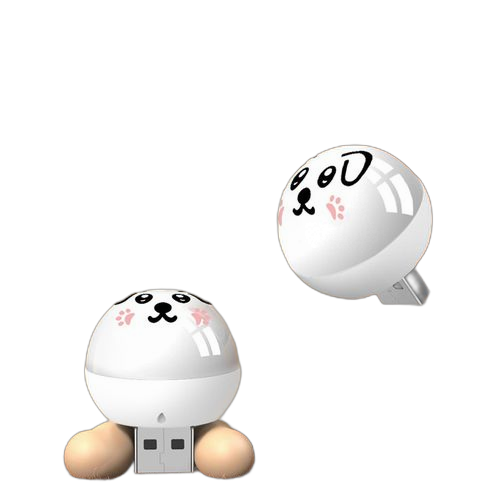 2pcsai panda mignon veilleuse led commande vocale intelligente portable