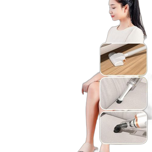 3 en 1 sans fil aspirateur portable trois têtes blanc