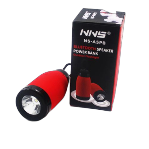3 in 1 haut parleur avec power bank intégré + lampe torche rg