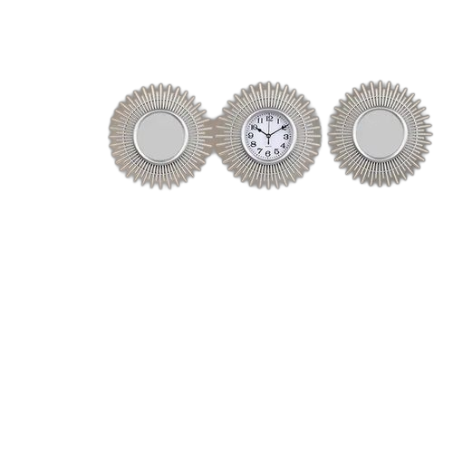 3 piéces horloge murale décoration intérieure class'chic f2
