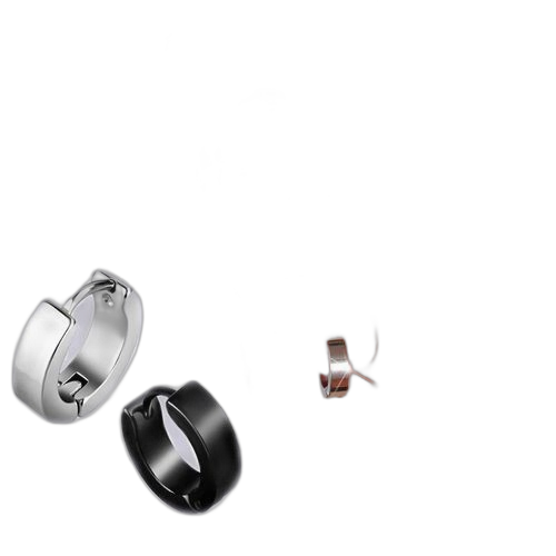 4 x boucles d’oreilles pince hommeclass'chic
