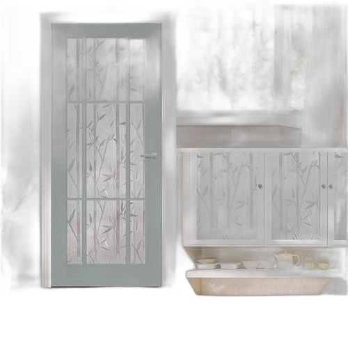 45x100cm givré opaque verre fenêtre film décoratif protection de la vie privée