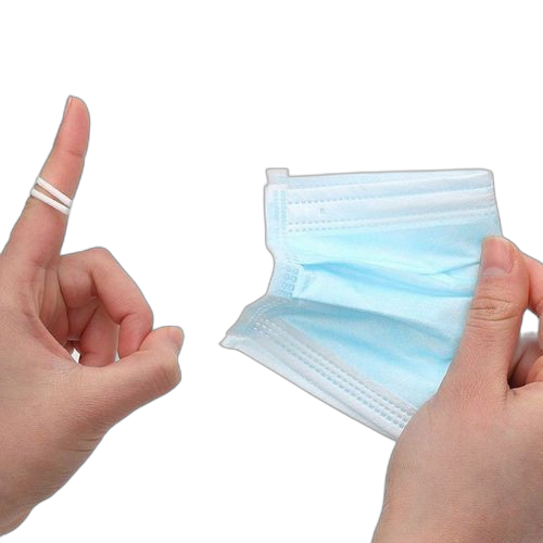 50pcs 3 ply masque chirurgical covid 19 anti pollution et anti virus – Image 2