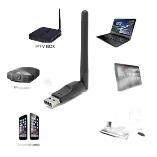 Adaptateur usb wifi mt7601 150mbps usb 2.0 avec antenne