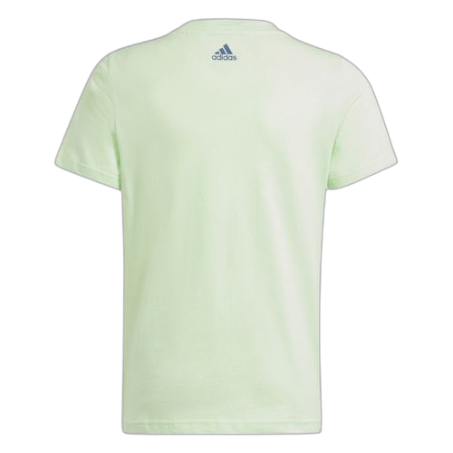 Adidas essentials linear logo cotton slim fit t shirt t shirts femmes vert