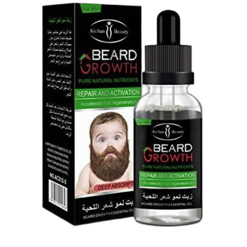 Aichun beauty high quality huile pousse barbe rapide 30 ml