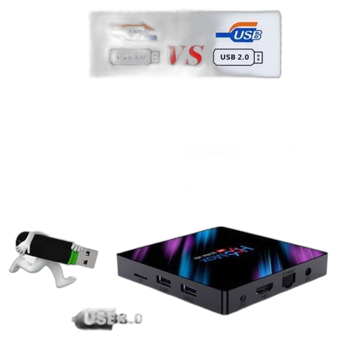 Android h96 max smart android 10.0 tv box 2gb + 16gb