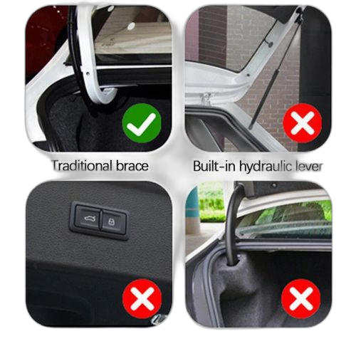Ascenseur à ressort de coffre de voiture levage automatique, accessoires de voiture modifiés 2pcs