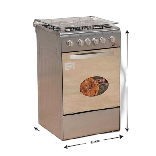 Astech cuisinière 4 feux 50x50 csi 50ms