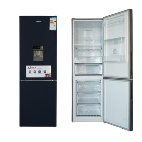 Astech réfrigérateur combiné avec fontaine 260 litres 3 tiroirsfc397ino ogsilvergarantie 12 mois