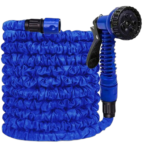 Autre tuyau arrosage extensible + pistolet à eau 7 jets + embout universel 30m