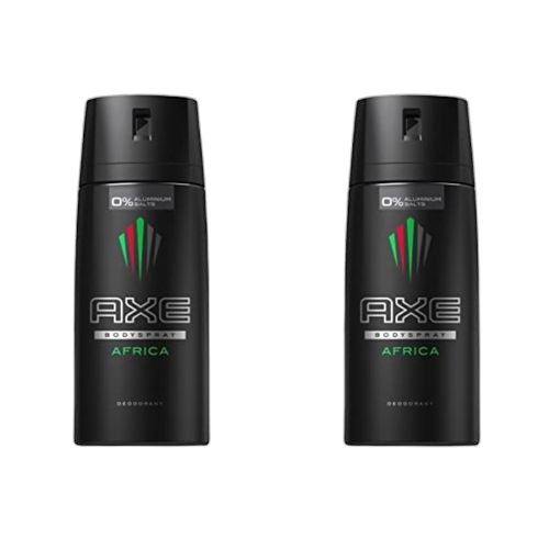Axe lot de 2 déodorants atomiseur africa 150 ml