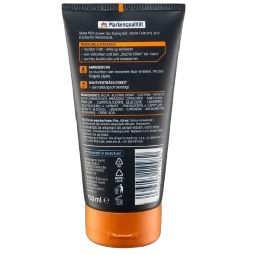 Balea gel coiffant balea men power flex 150 g