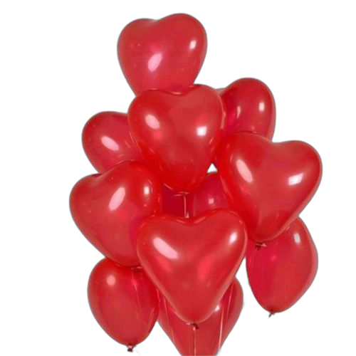 Ballons en latex en forme de cœur, 50 pièces/sac, ballons de saint valentin, décoration de fête de joyeux anniversaire, ballons pour enfants