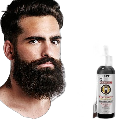 Beard oil huile de croissance de barbe pour hommes, sérum naturel de croissance de barbe – Image 9