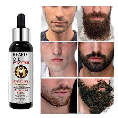 Beard oil huile de croissance de barbe pour hommes, sérum naturel de croissance de barbe – Image 15