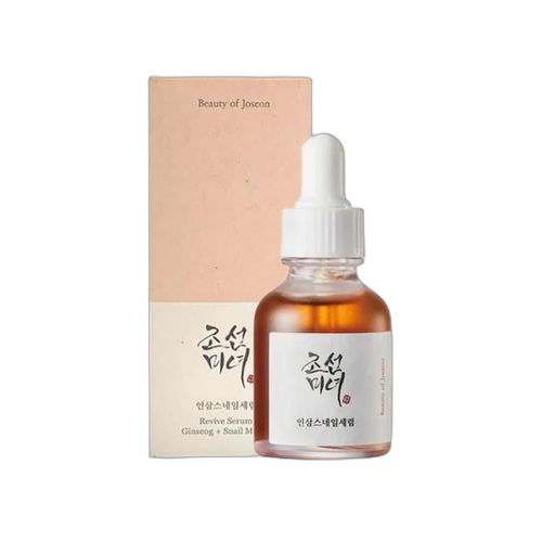 Beauty of joseon sérum revive ginseng + mucine d'escargot 30ml