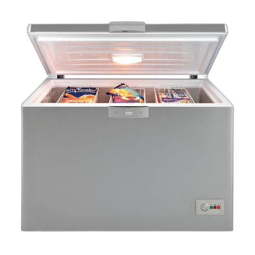 Beko congelateur beko horizontal 500l silver garantie 12 mois
