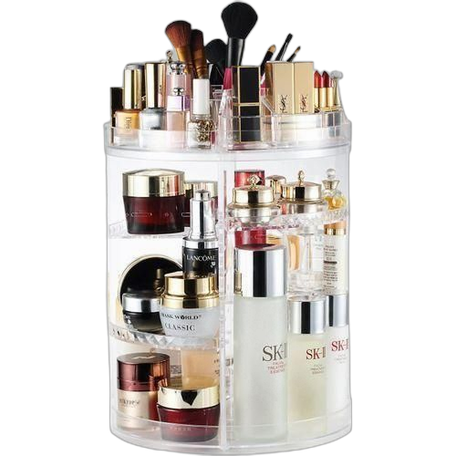 Boite de rangement cosmétique rotatif de 360 degre