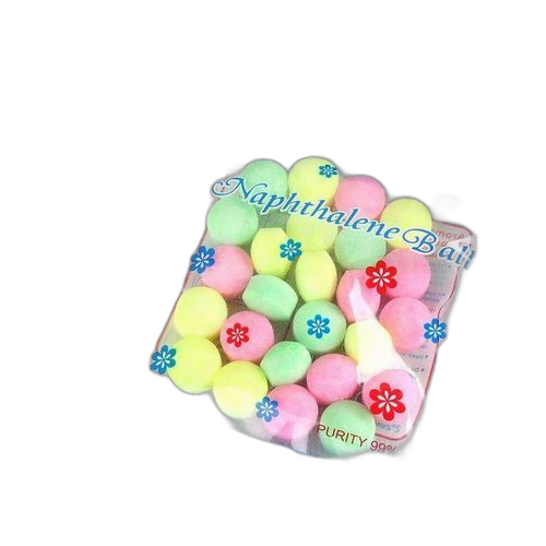 Boules de naphtalene multicouleurs / camphre anti mites
