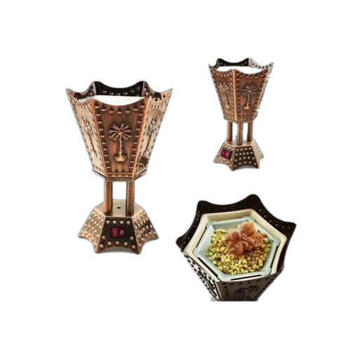 Brûleur d'encens electrique en métal 40 w marron – Image 3