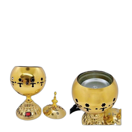 Brûleur d'encens électrique brûleur d'encens arabe en bois de santal aromathérapie
