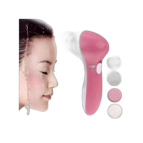 Brosse nettoyante pour le visage rotative 5 en 1