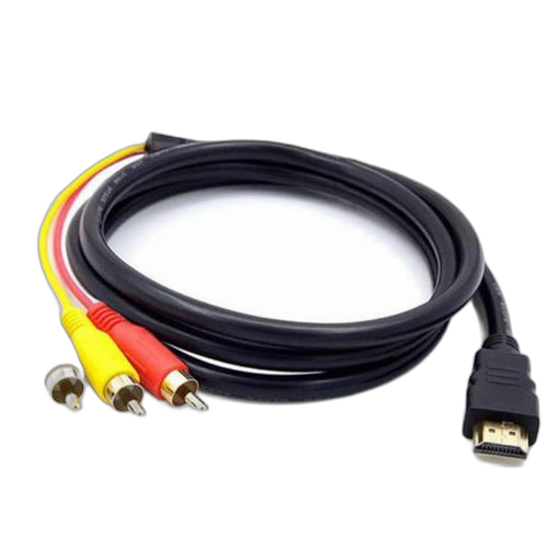 Câble hdmi mâle vers 3 rca