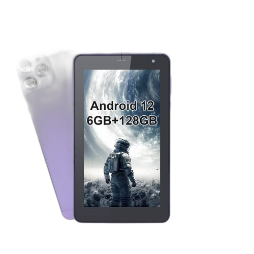 C idea tablet 6gb ram 128gb rom android 12 sim 600 * 1024 6000mah batterie violet