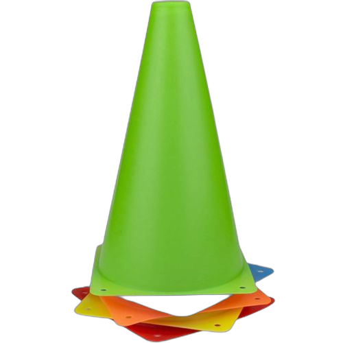 Cônes d'entraînement flexibles en plastique 22,9 cm pour football, patinage, exercices, football, basket ball