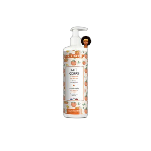 Calliderm lait de beauté velouté à l'extrait de pêche calliderm 500ml