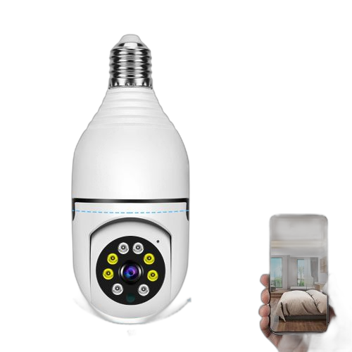 Caméra surveillance wifi sans fil détection mouvement ir + sd 64go app jxlcam