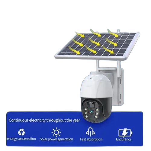 Camera surveillance wifi eseecloudaudio flexible solaire