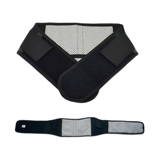 Ceinture lombaire réglable auto chauffante noir