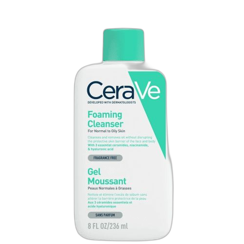 Cerave gel moussant pour peau normale à grasse 236 ml