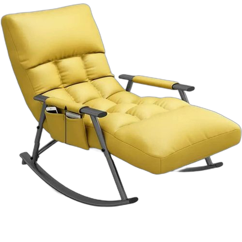 Chaise longue simple inclinable pour chambre à coucher, fauteuil inclinable pour balcon,