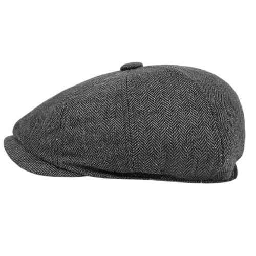 Chapeau gatsby en laine pour hommes, béret plat, casquette de conduite de style rétro