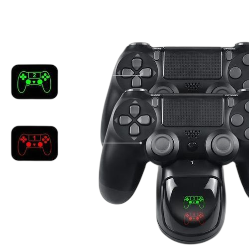 Charger dual charging station dock stand cable playstation 4 ps4 controller