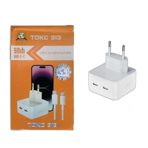 Chargeur pour iphone 50w+cable type c