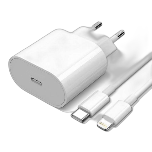 Chargeur rapide 20w cable type c compatible iphone jusqu’a 13 pro max