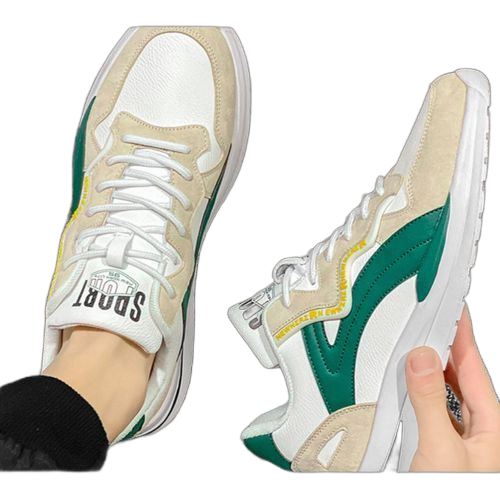 Chaussures à lacets blanc vert. Diaytar : Votre shopping, nos meilleurs prix