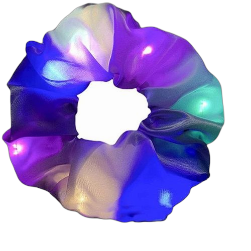 Chouchous, bandes de cheveux élastiques lumineux