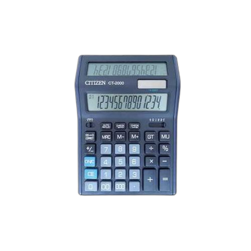 Citizen calculatrice citizen noir ct 2000 – Image 2