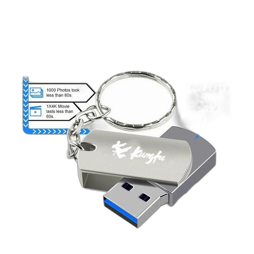Clé usb 128go argent