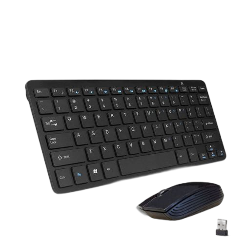 Clavier sans fil + souris sans fil noir