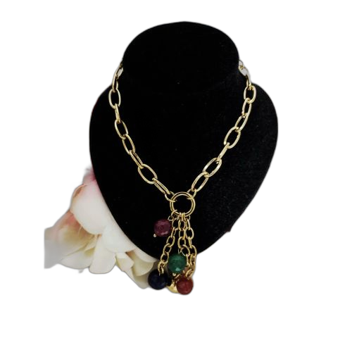 Collier chaîne pendant en acier inoxydable