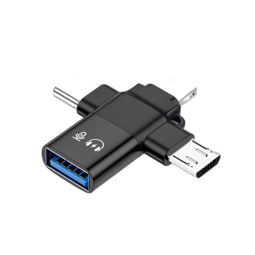 Converter disk flash black multifonction 3 in 1