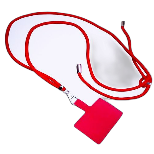 Cordon de téléphone ajustable universelrouge
