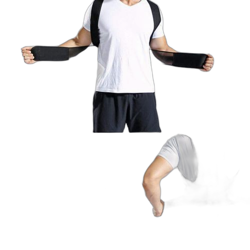 Correcteur de posture dos ajustable unisexe