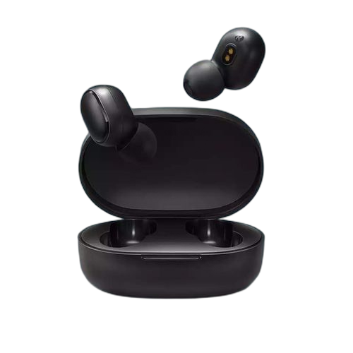Écouteurs sans fil bluetoothavec boîtier rechargeable noir
